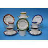 Set of 6 Noritake coffee cans and saucers