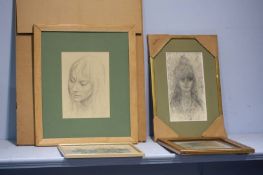 Alf O'Brien (1912 - 1988) Collection of framed and unframed watercolours and drawings