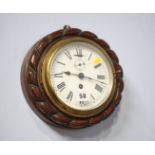 Oak framed rope twist clock