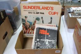 Assorted SAFC programmes, 73 Cup final L.P etc.