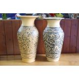 Near pair of vases