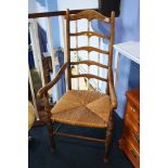 Ladderback carver chair