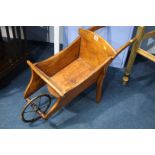 A small wheel barrow