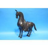 Oriental style bronze horse