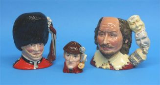 Royal Doulton character jugs 'William Shakespeare'
