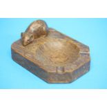 A Robert Mouseman Thompson ashtray