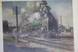 Terence Cuneo 'Evening Star' railway print