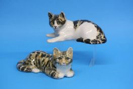 Two Winstanley 'Tabby' cats