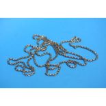 A 9ct gold Ivory chain, weight 40.2 gram