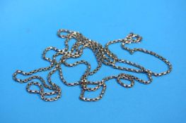 A 9ct gold Ivory chain, weight 40.2 gram
