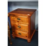 Pair of pine bedside drawers