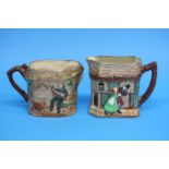 A Royal Doulton seriesware ' Old Curiosity shop' water jug and a 'Peggotty' jug (2)