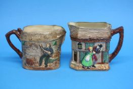 A Royal Doulton seriesware ' Old Curiosity shop' water jug and a 'Peggotty' jug (2)