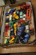 Tray of assorted die cast toys