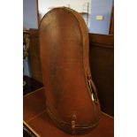 Leather trombone case