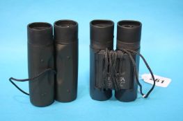 Two pairs binoculars