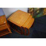 Teak nest of tables