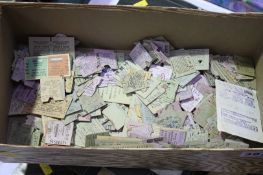 Collection of railway tickets