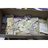 Collection of railway tickets