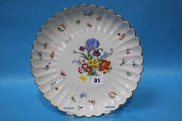 A reproduction Meissen style dish