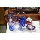 Collection of coloured glass