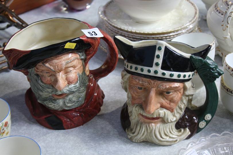 Two Royal Doulton Toby jugs