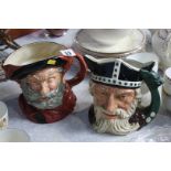 Two Royal Doulton Toby jugs