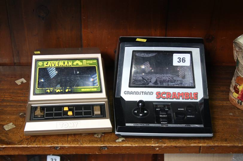 Two Grandstand Arcade games