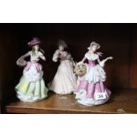 Three Wedgwood figures