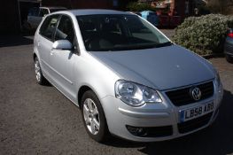 A Volkswagen Polo, 58 REG, 33,000 miles, no MOT