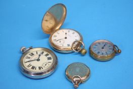 A Gentleman's 'Waltham' pocket watch and three oth