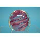 A boxed Caithness 'Razzmatazz' paperweight