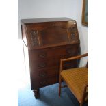 Oak bureau