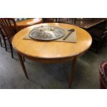 A teak G-Plan dining table