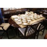 A Stag 8 piece dining room suite, sideboard, table and 8 chairs