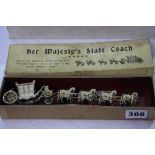 A boxed Britain's 'Her Majesty's' state coach