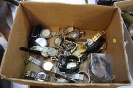 Collection of various wrist and pocket watches