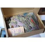 A collection of train tickets