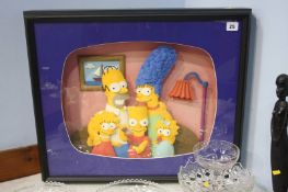 Limited edition 3D Simpson's picture