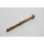 9ct Gold propelling pencil