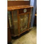 Walnut china cabinet