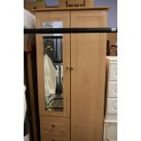 Modern double door wardrobe