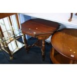 Mahogany occasional table