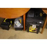 Three tool boxes and contents