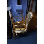 Two gilt chairs