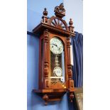 Mahogany wall clock