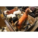 Assorted ceramic animals