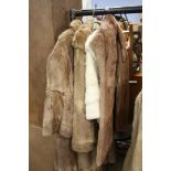 4 Fur coats