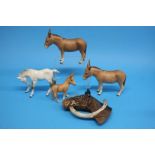 A Beswick horse head wall hanging numbered 806, th