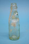 A clear glass bottle, James Grieves of South Shiel
